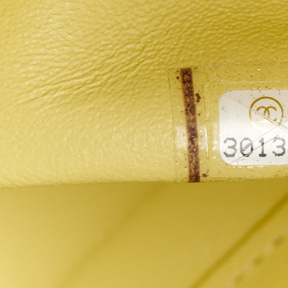 Chanel Caviar Quilted Small Double Flap Light Yellow 8 of 12