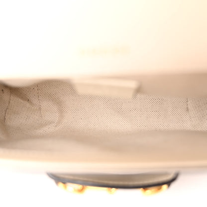 Gucci GG Supreme Monogram Web Mini Horsebit 1955 Shoulder Bag Beige Mystic White 5 of 10