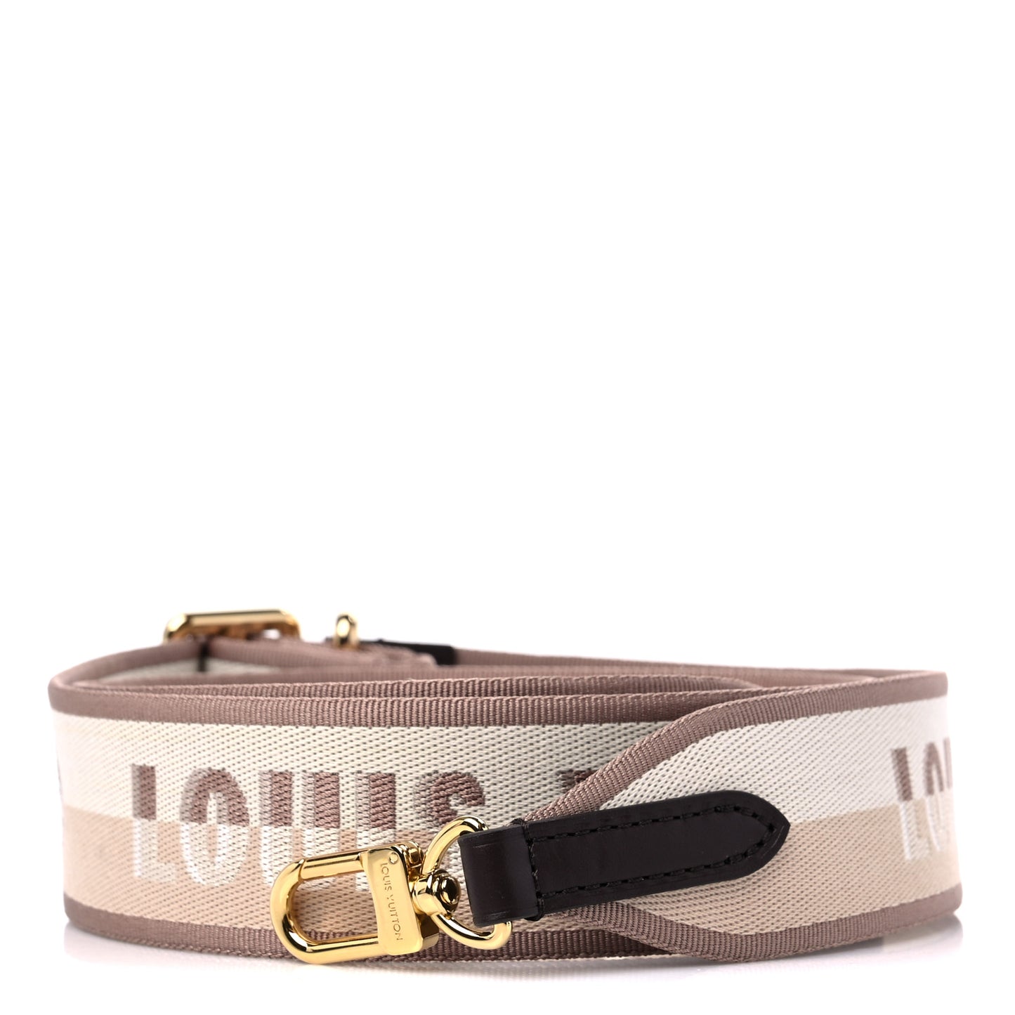 Jacquard Speedy Bandouliere 20 Shoulder Strap Beige Brown