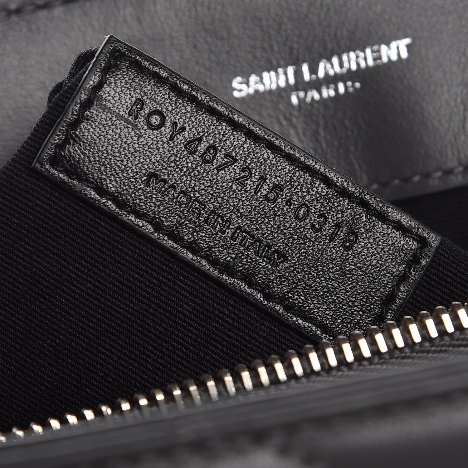 Saint Laurent Calfskin Y Quilted Monogram Large Loulou Chain Satchel Grey 7 of 7