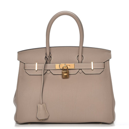Hermes Togo Birkin 30 Gris Tourterelle 1 of 31