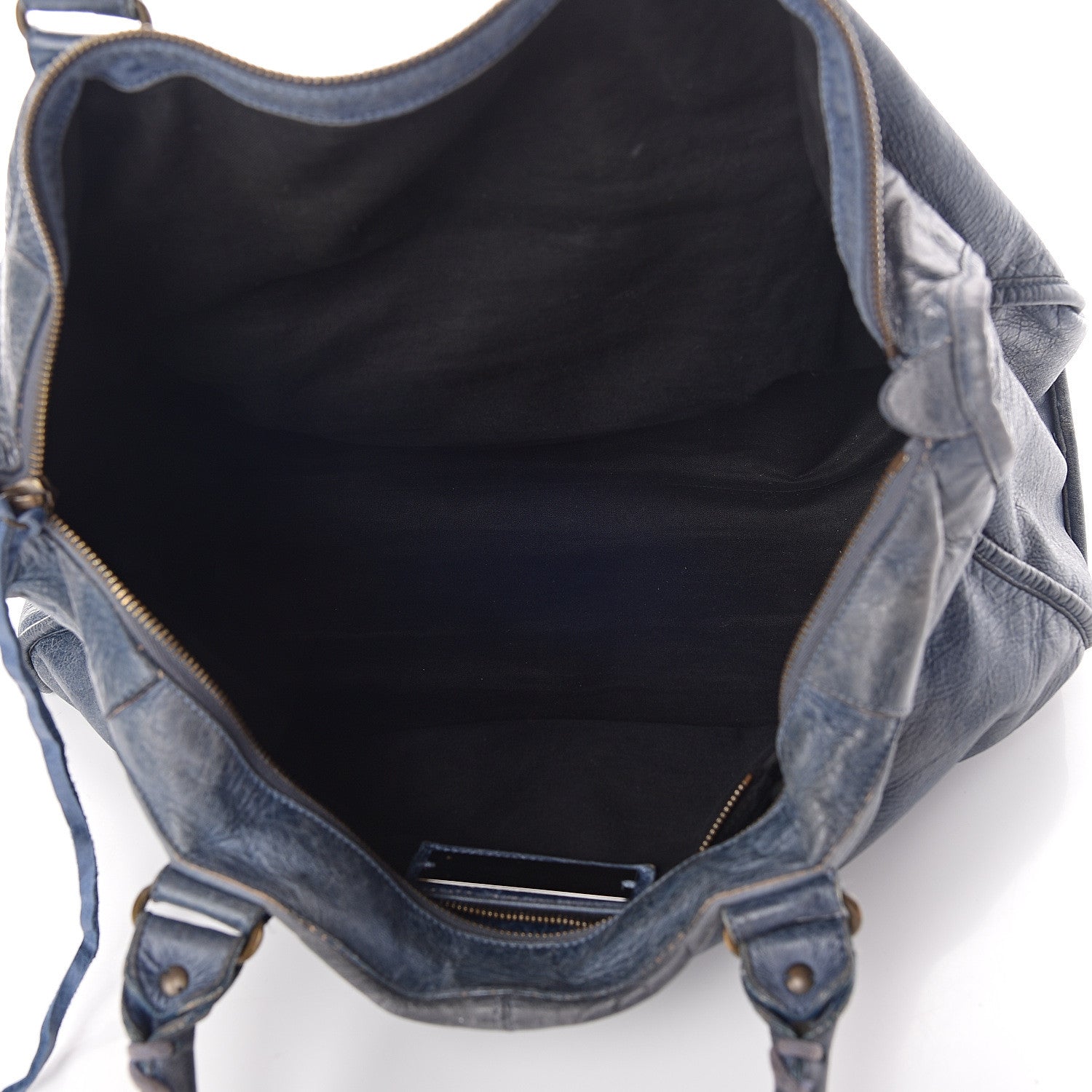 Balenciaga Agneau Classic Hardware Work Navy 4 of 7