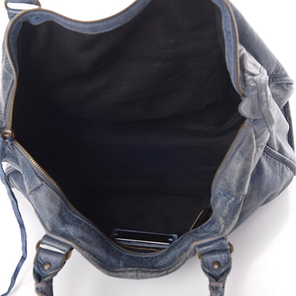 Balenciaga Agneau Classic Hardware Work Navy 4 of 7