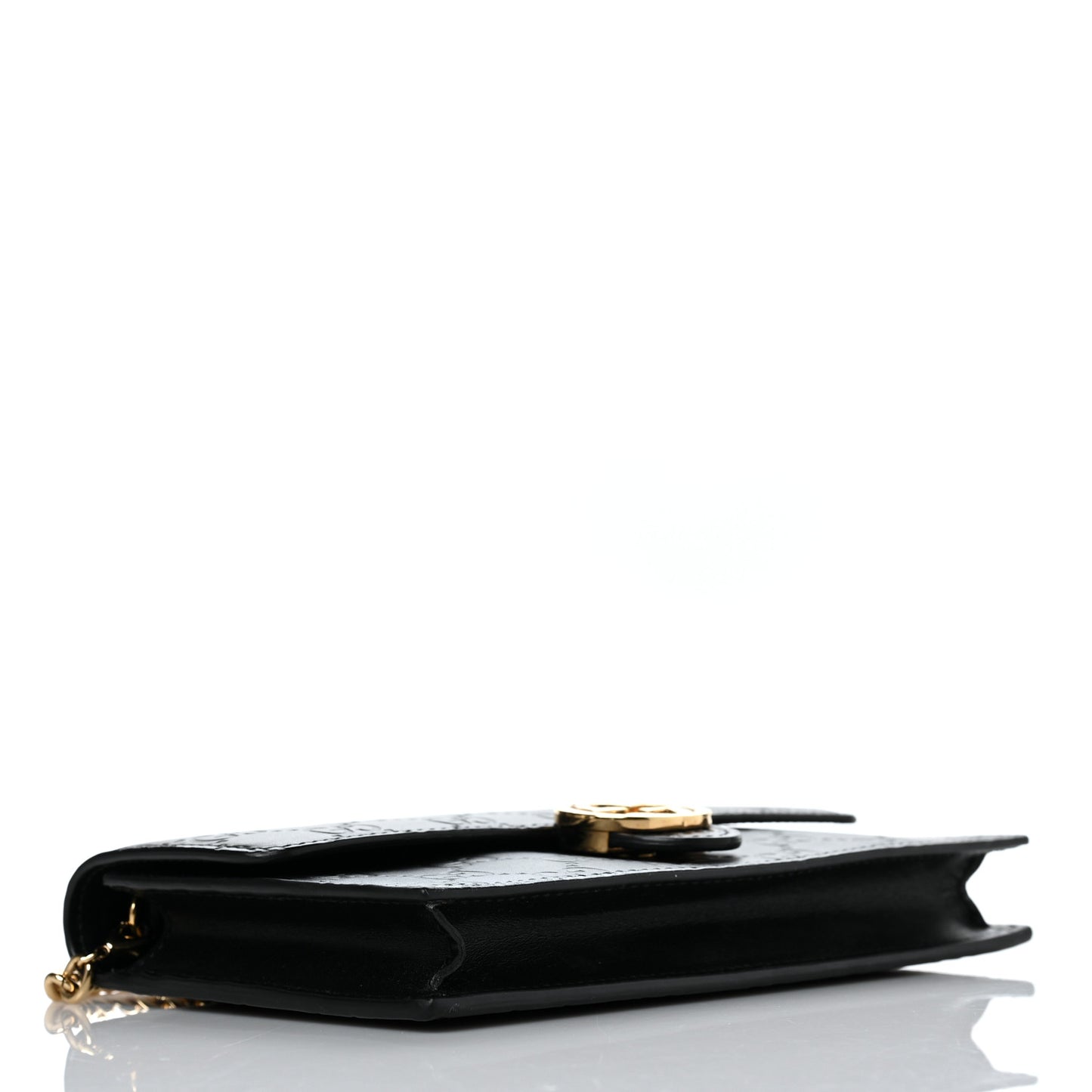 Guccissima Icon Chain Wallet Black