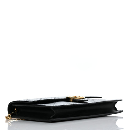 Gucci Guccissima Icon Chain Wallet Black 4 of 9