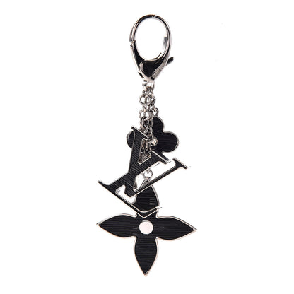 Louis Vuitton Electric Epi Fleur d'Epi Bag Charm Black 1 of 3