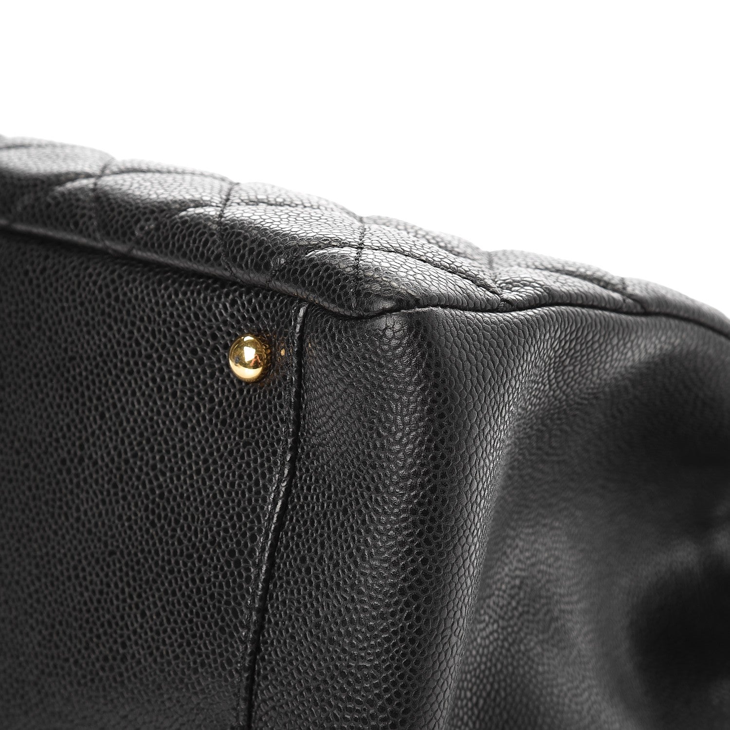 Chanel Caviar Quilted XL Grand Shopping Tote GST Black 7 of 12