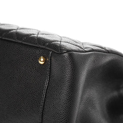 Chanel Caviar Quilted XL Grand Shopping Tote GST Black 7 of 12