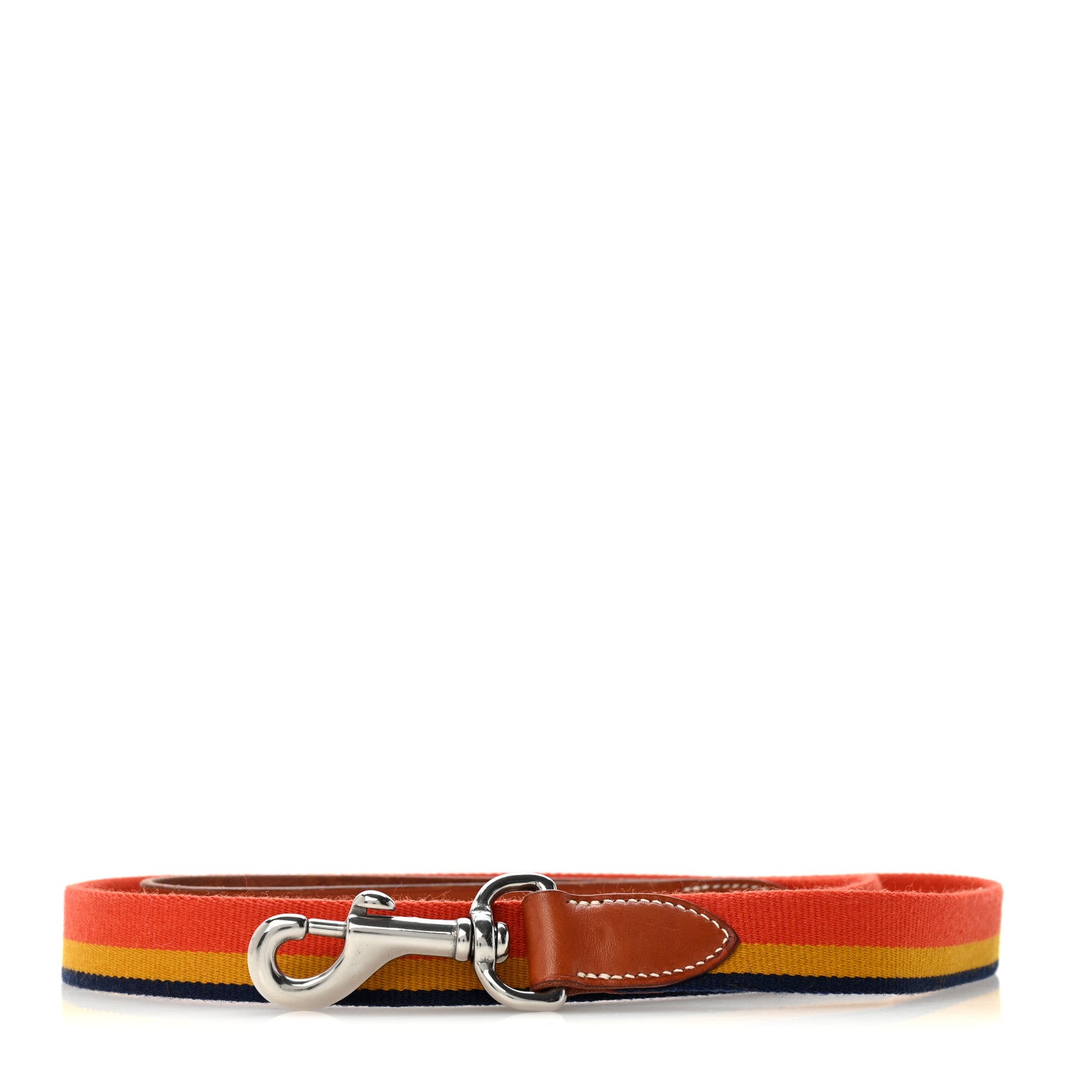 Hermes Toile Natural Bridle Robocar II Dog Leash Dark Irish 1 of 7