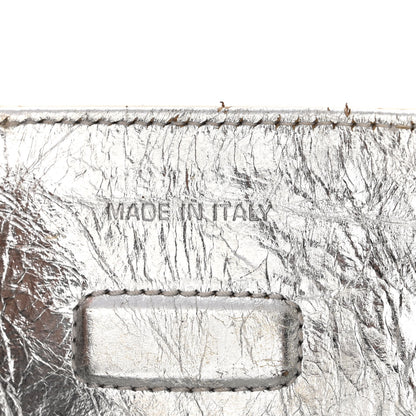 Christian Dior Metallic Calfskin Large Diorever Flap Silver 10 of 13