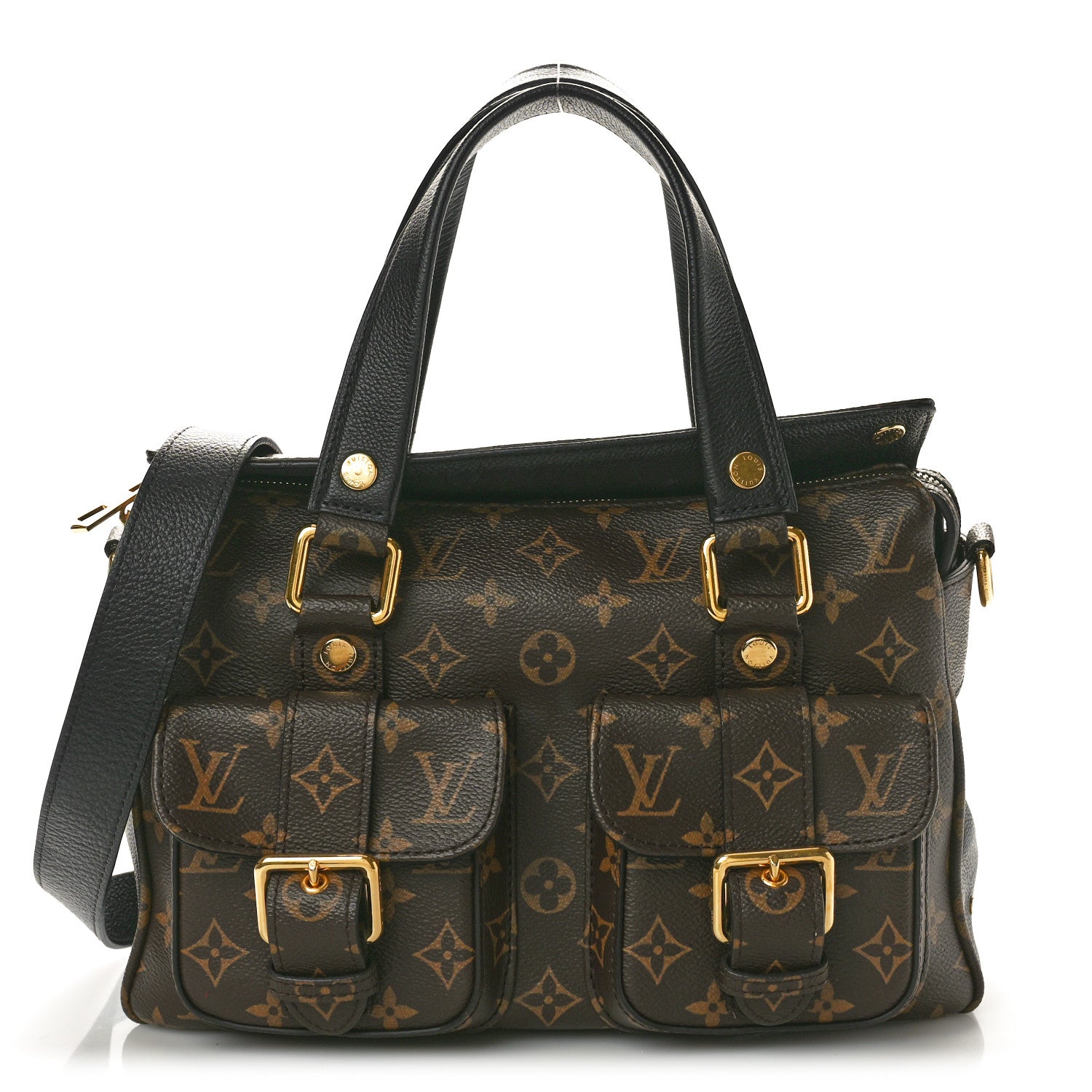 Louis Vuitton Monogram Manhattan NM Black 1 of 11