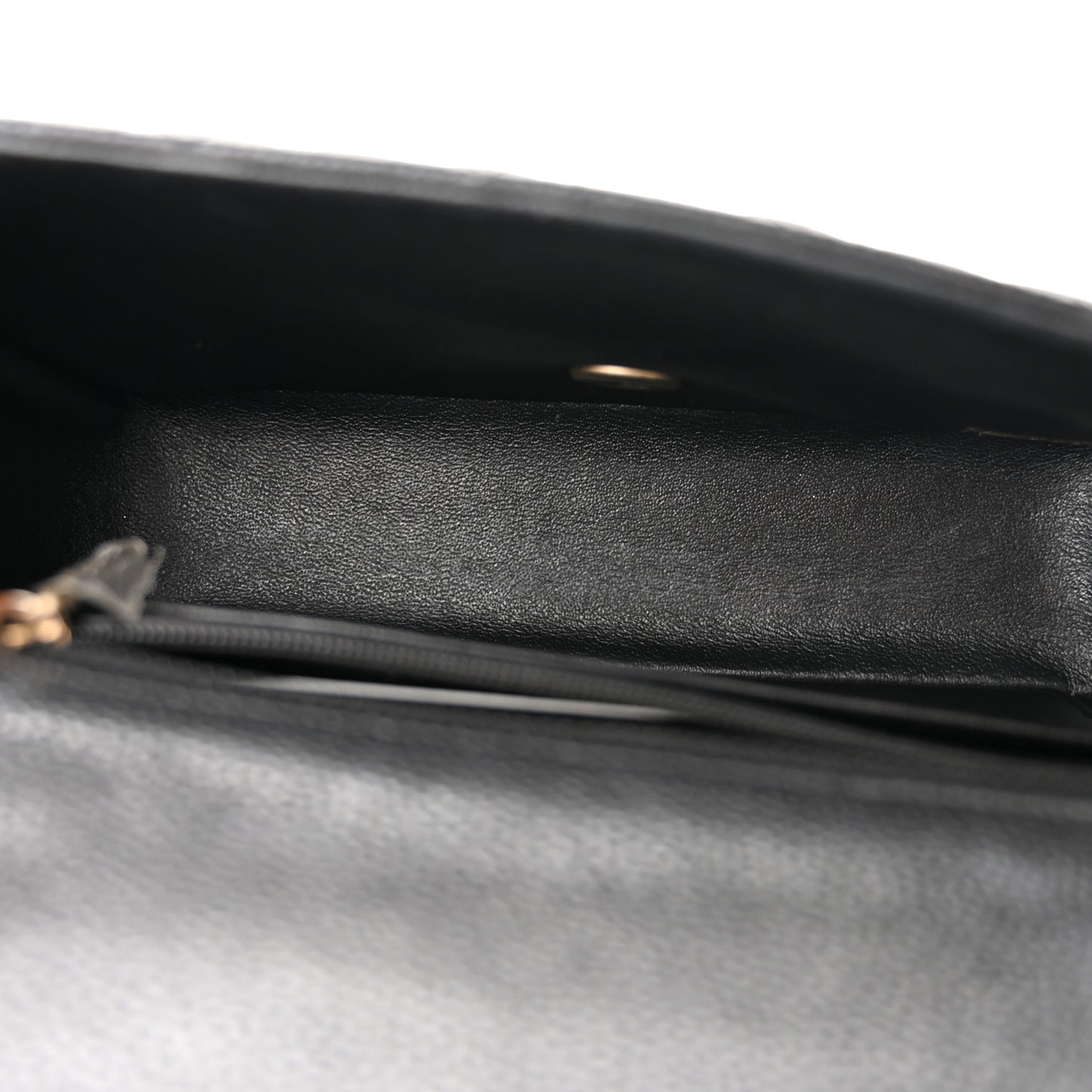Caviar Quilted Mini Rectangular Flap Black