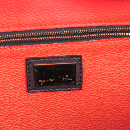 Fendi Zucca Spalmati Ombre Medium Roll Tote Tobacco Papavero 6 of 8