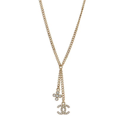 Chanel Crystal CC Drop Necklace 1 of 4