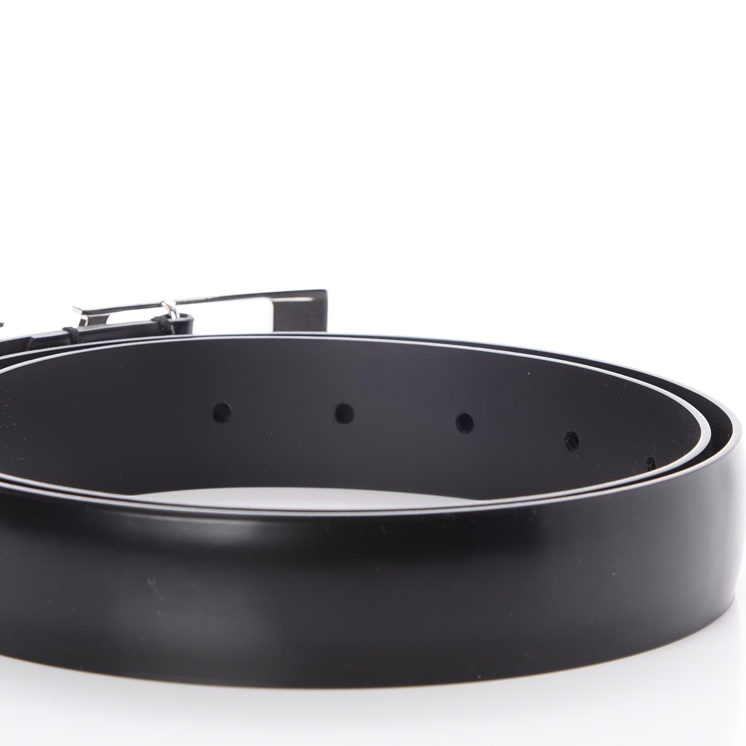 Louis Vuitton Calfskin 30mm Neogram LV Belt 90 36 Black 4 of 9