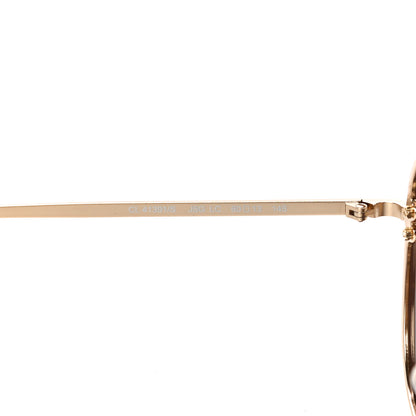Celine Mirror Aviator Sunglasses CL 41391/S Gold Tortoise 6 of 8