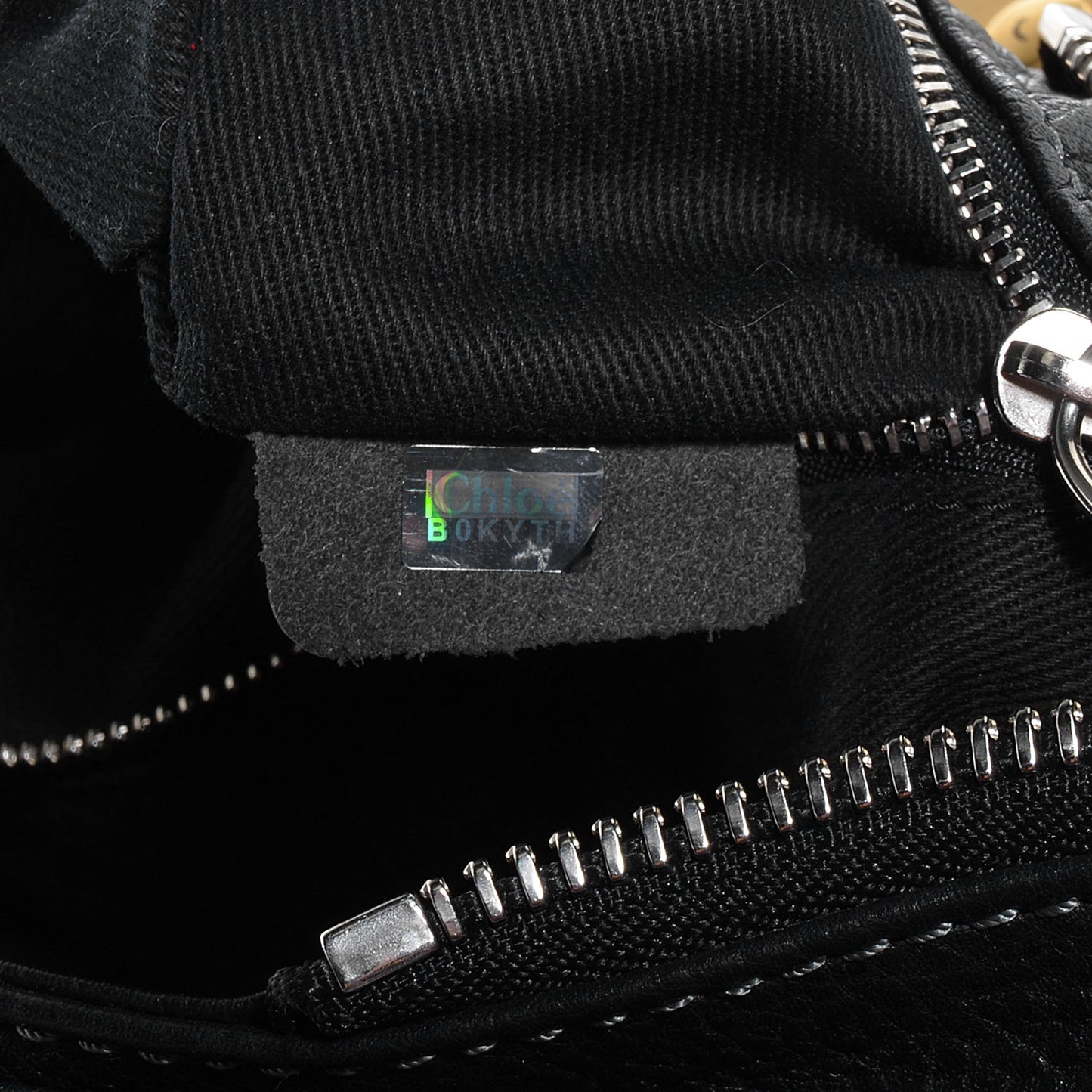 Leather Medium Paddington Satchel Black