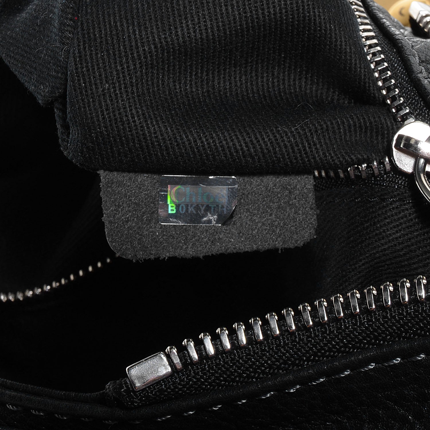 Chloe Leather Medium Paddington Satchel Black 8 of 8