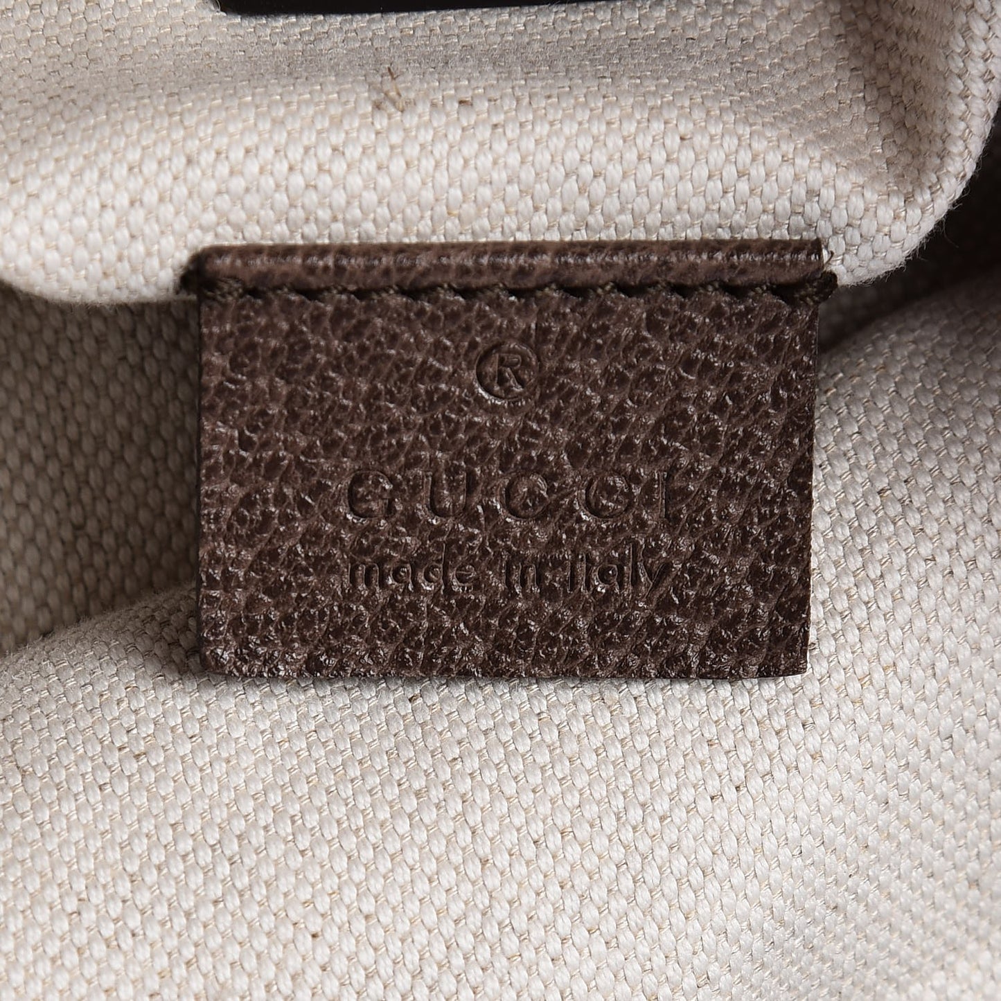 Soft GG Supreme Monogram Neo Vintage Double Buckle Backpack Beige New Acero Crop