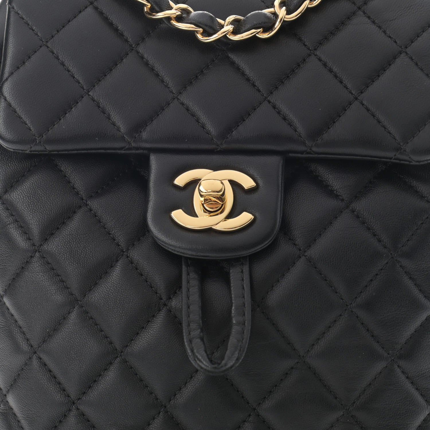 Chanel Lambskin Quilted Mini Urban Spirit Backpack Black 8 of 12