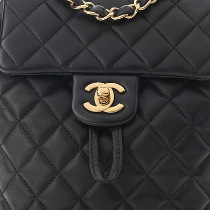 Chanel Lambskin Quilted Mini Urban Spirit Backpack Black 8 of 12