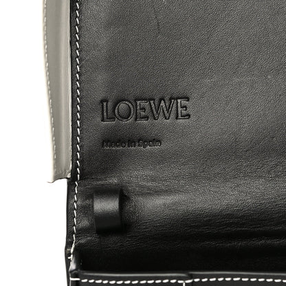 Loewe Soft Calfskin Heel Bag Black Soft White 5 of 13