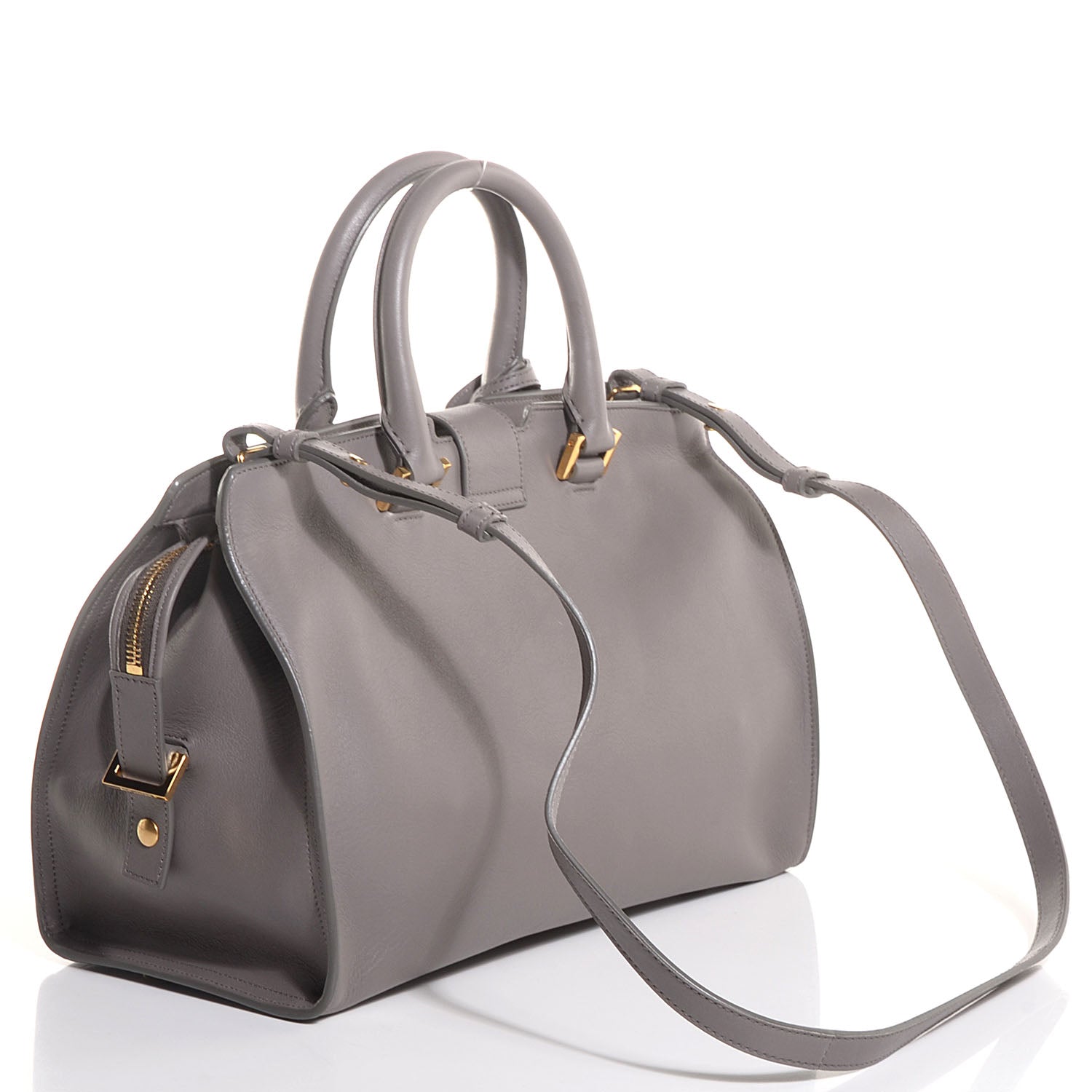 Saint Laurent Calfskin Small Classic Y Cabas Fog 3 of 8