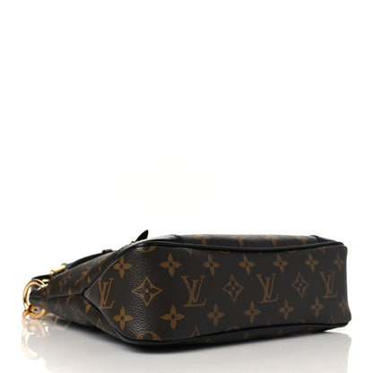 Louis Vuitton Monogram Odeon PM Black 4 of 9
