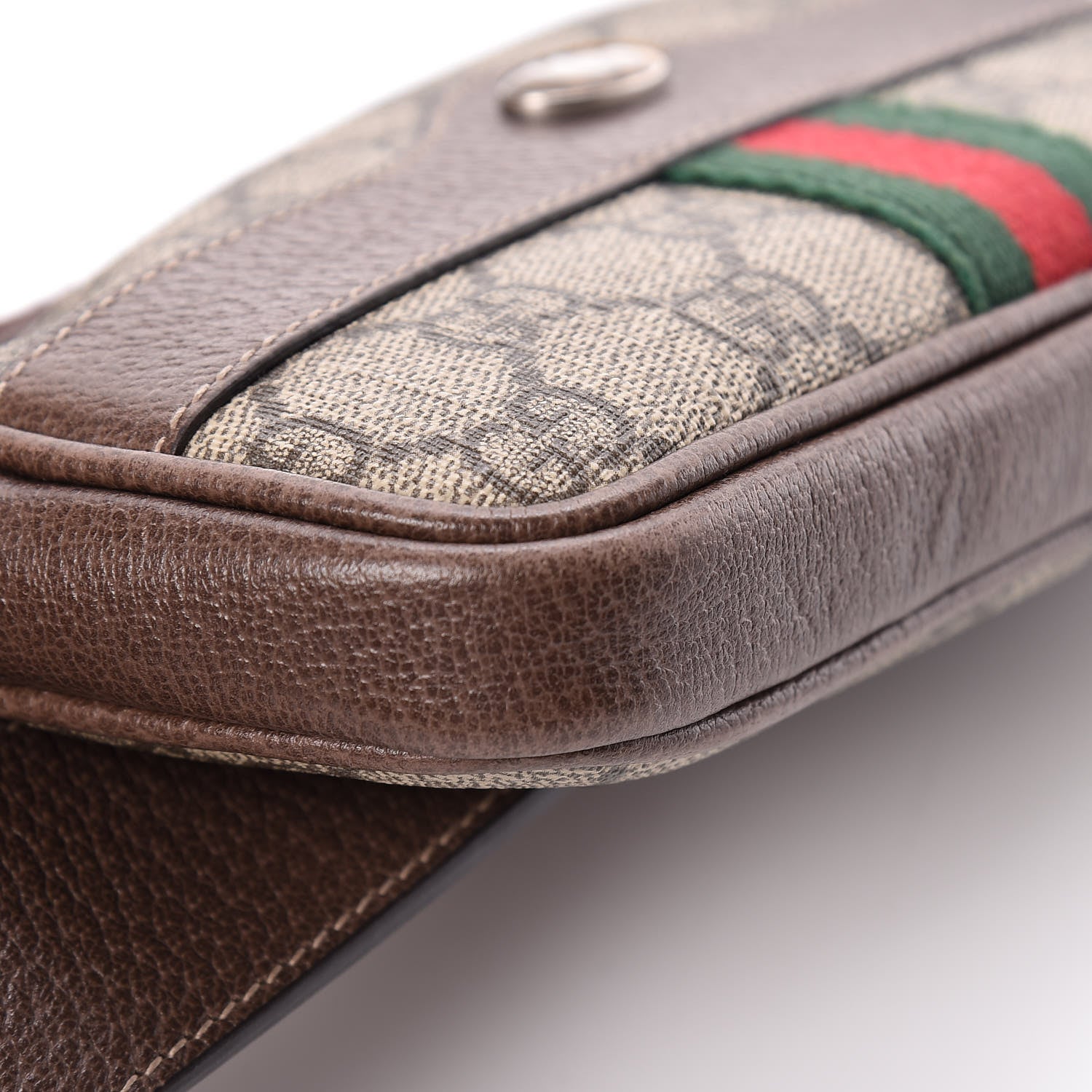 Gucci GG Supreme Monogram Ophidia Belted iPhone Case 95 38 Dark Brown 13 of 17