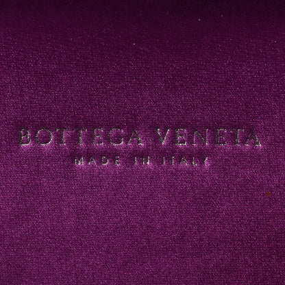 Bottega Veneta Satin Intreccio Impero Ayers Knot Clutch Orchid 6 of 6