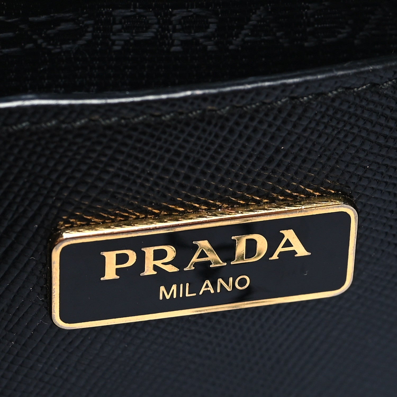 Prada Saffiano Lux Mini Promenade Tote Black 6 of 9