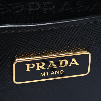 Prada Saffiano Lux Mini Promenade Tote Black 6 of 9