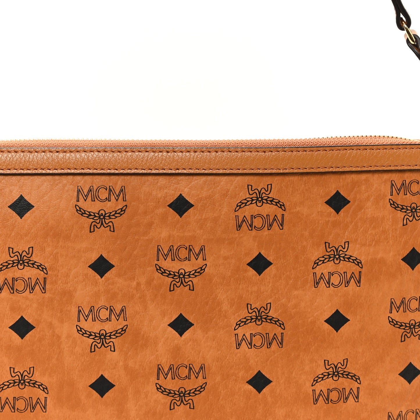 Visetos Liz Shopper Tote Pouch Cognac