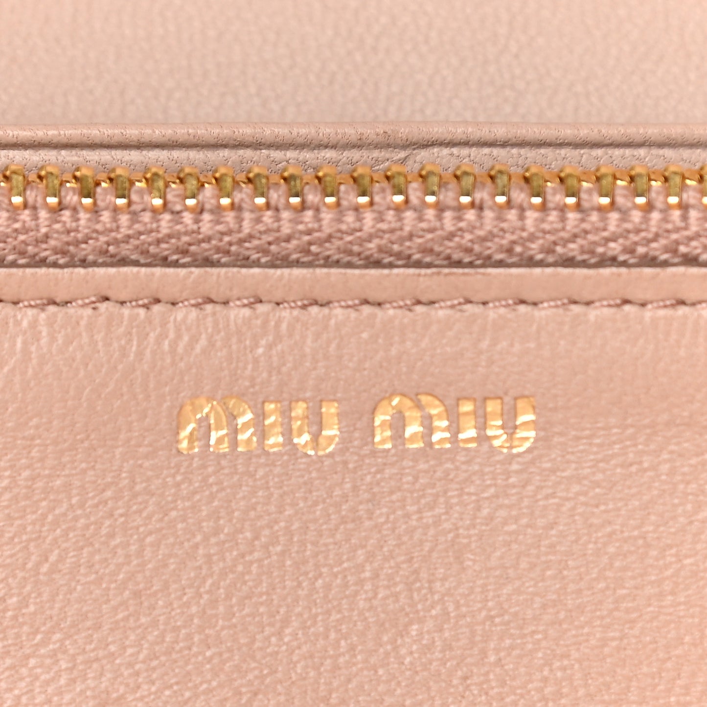 Nappa Matelasse Flap Wallet Cammeo