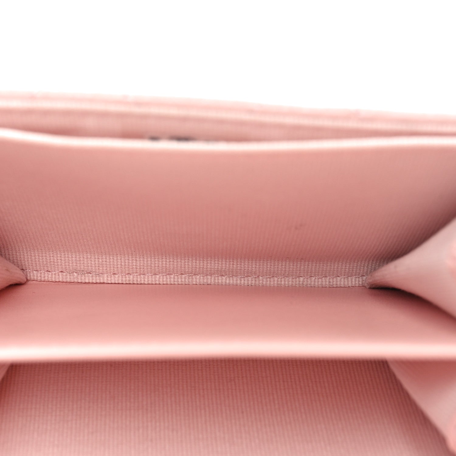 Chanel Caviar Quilted Flap Card Holder On Chain Pink 5 of 9