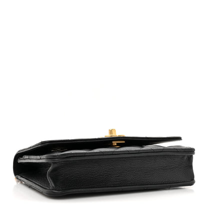 Chanel Caviar Quilted Sweetheart Wallet On Chain WOC Black 4 of 12