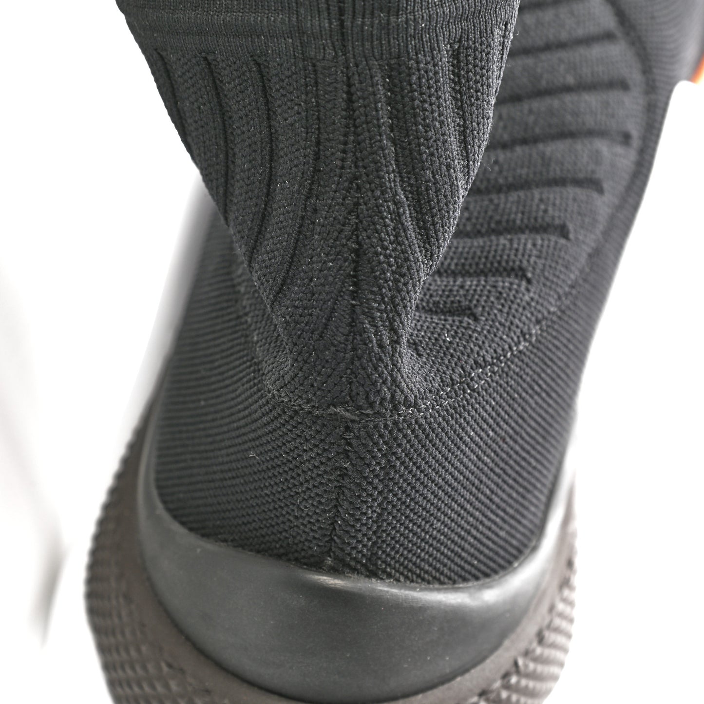 Stretch Textile LV Archlight Sneaker Boots 39.5 Black Orange