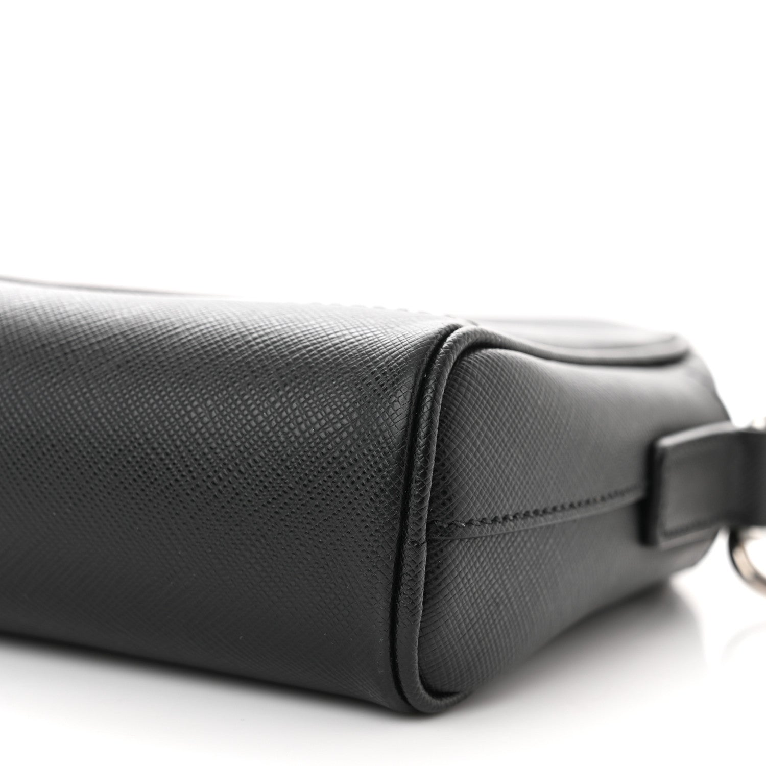 Prada Saffiano Zip Crossbody Bag Black 11 of 11