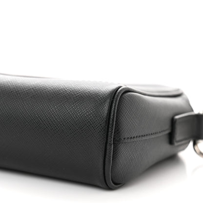 Prada Saffiano Zip Crossbody Bag Black 11 of 11