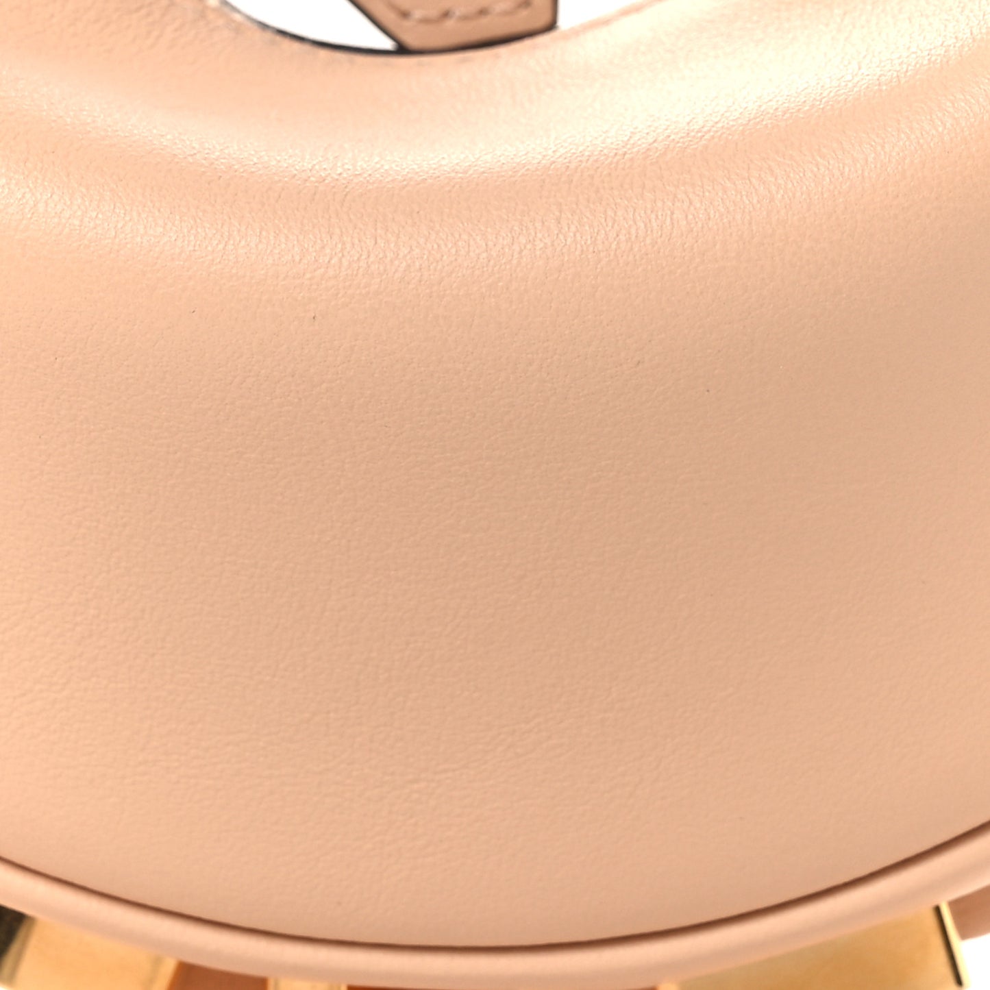 Vitello Grace Matte Nano Fendigraphy Hobo Charm Light Rose