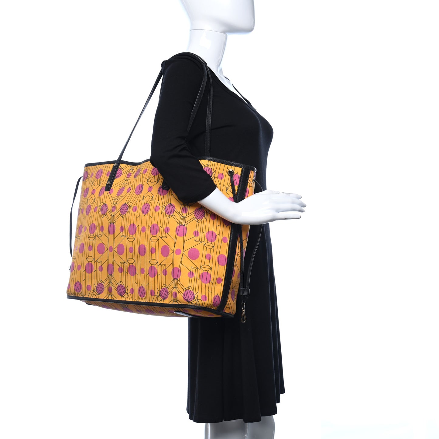 Visetos Large Project Reversible Shopper Tote Beige