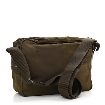 Prada Nylon Tessuto Vela Sport Messenger Bag Bruciato 2 of 14