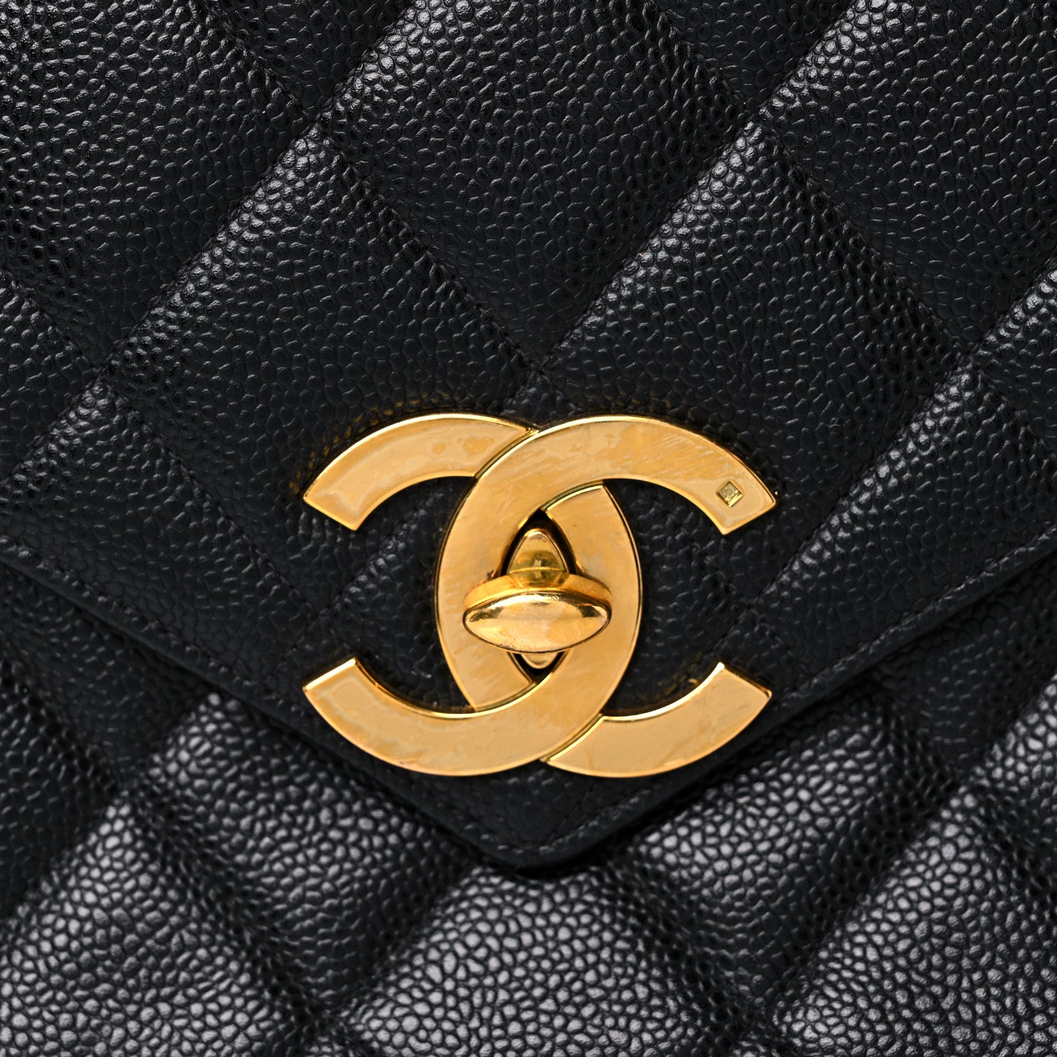 Chanel Caviar Quilted Flap Black 14 of 16