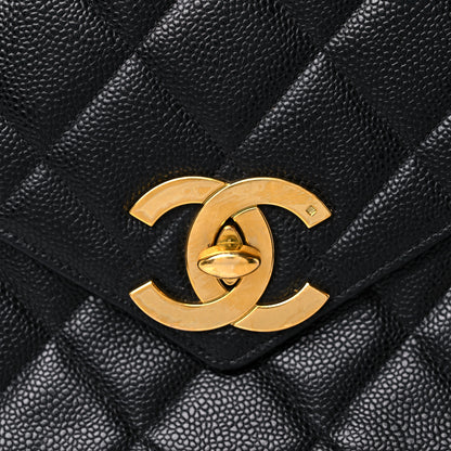 Chanel Caviar Quilted Flap Black 14 of 16