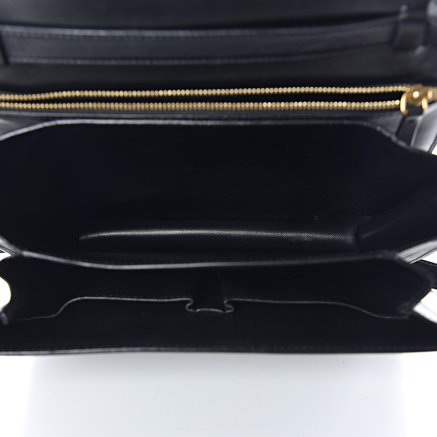 Box Calfskin Medium Classic Box Flap Bag Black