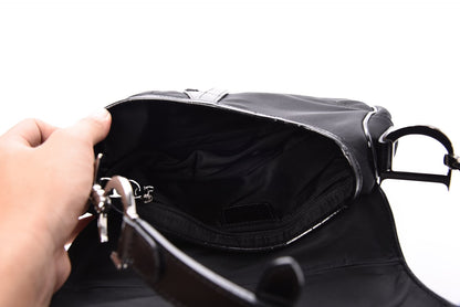 Christian Dior Nylon Saddle Bag Black 5 of 6
