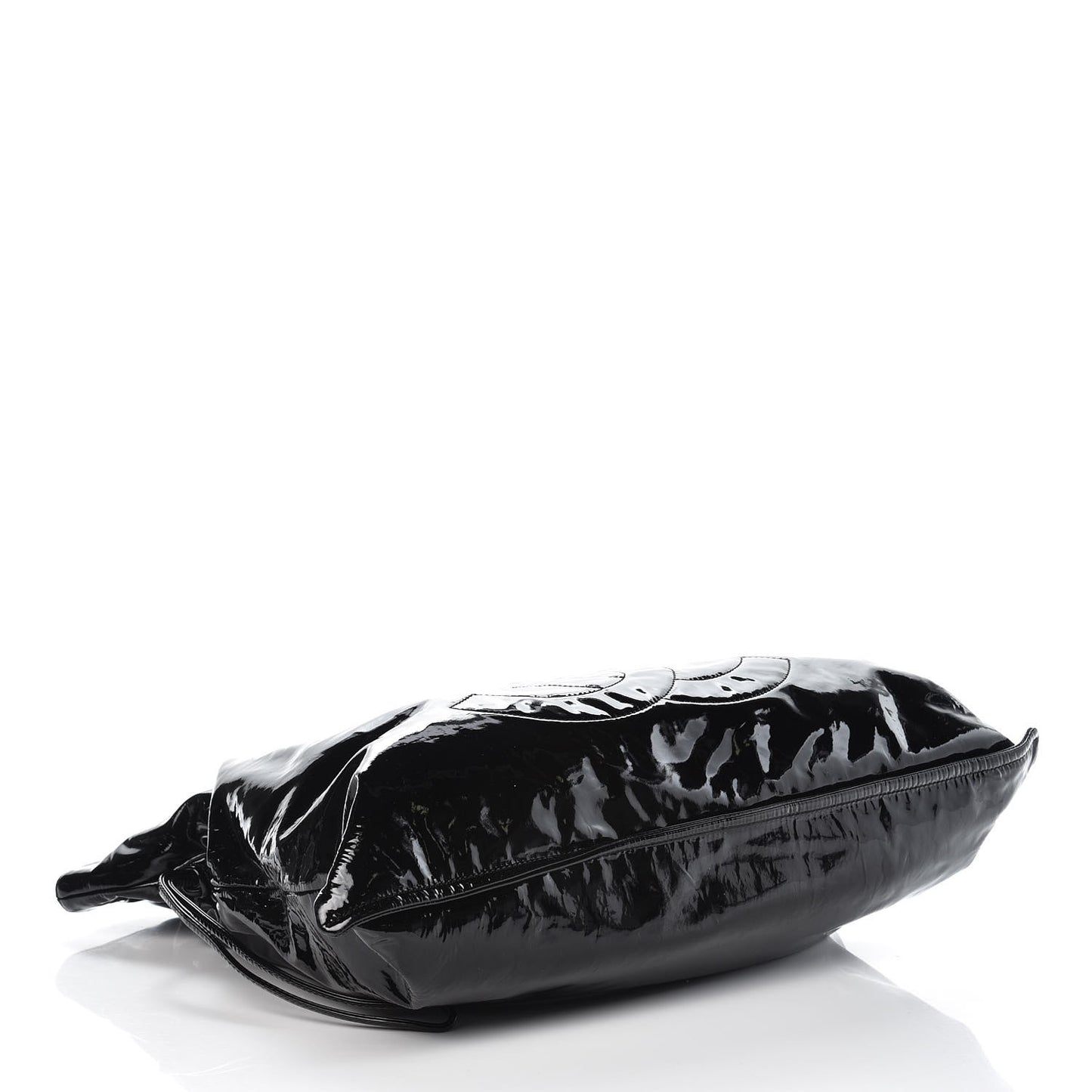 Patent Bonbons Shopper Tote Black