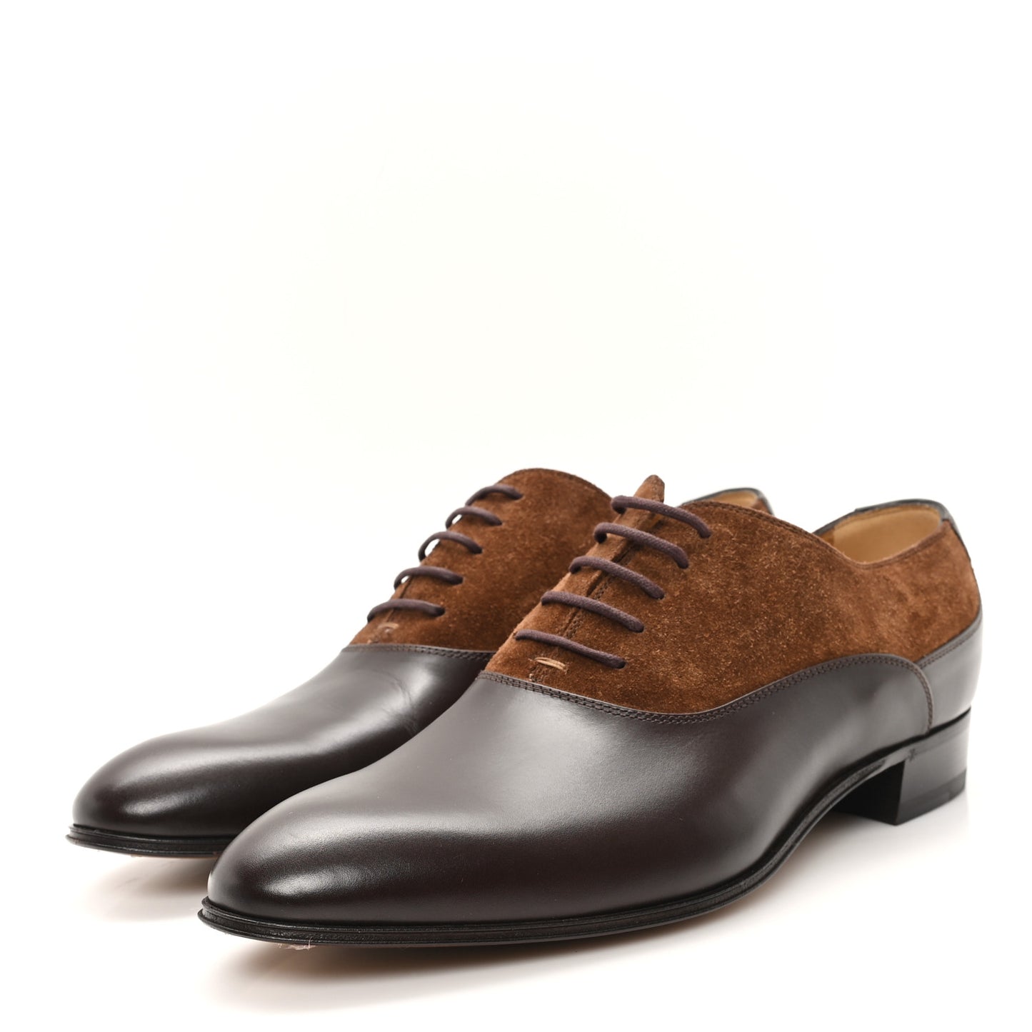 Waxed Calfskin Suede Supersoft Mens Lace Up Loafers 9.5 Cocoa Brown Sugar