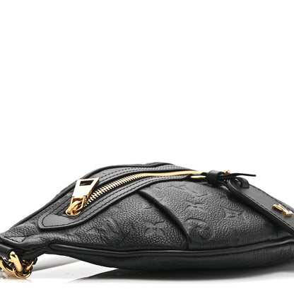 Louis Vuitton Empreinte High Rise Bumbag PM Black 9 of 10