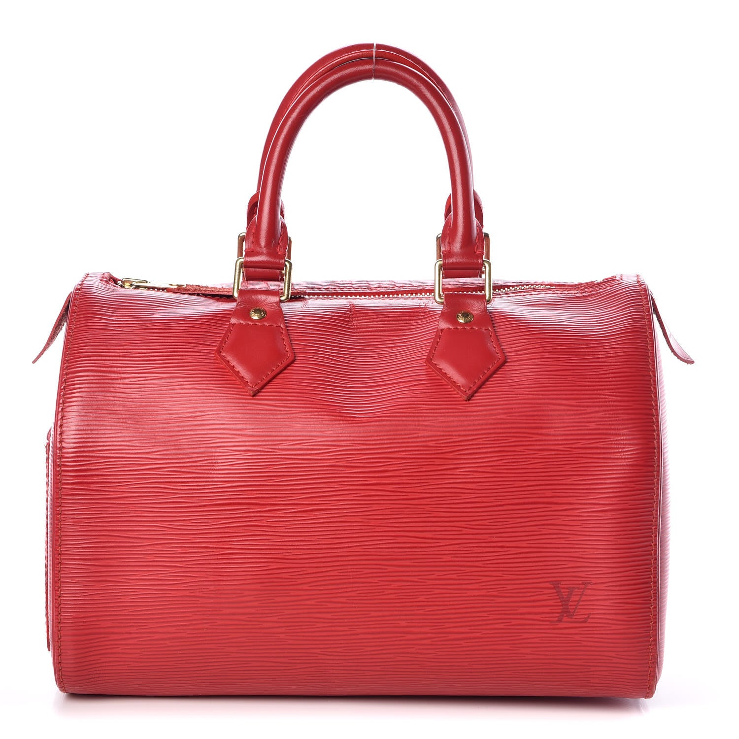 Louis Vuitton Epi Speedy 25 Castillan Red 1 of 13